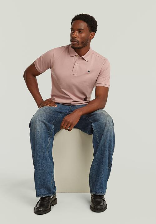 G-STAR - Dunda slim polo s\s-lt berry mist