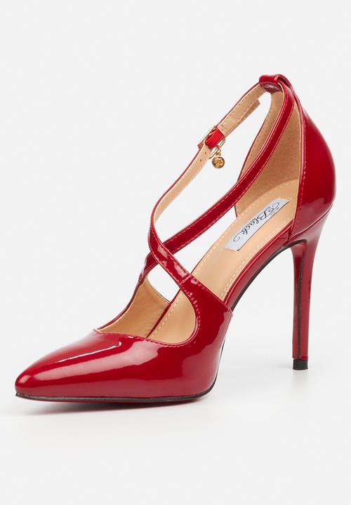 Miss Black - Lola 77 crossover classic heel - red