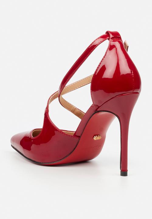 Miss Black - Lola 77 crossover classic heel - red
