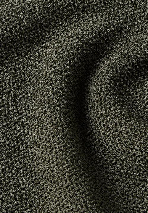 G-STAR - Structure polo knit short sleeve wmn - asfalt