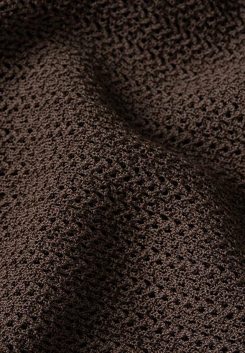 G-STAR - Structure polo knit short sleeve wmn - coffee bean
