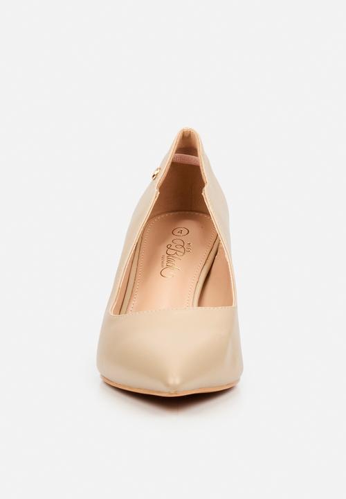 Miss Black - Nola 6 classic scallop heel - natural