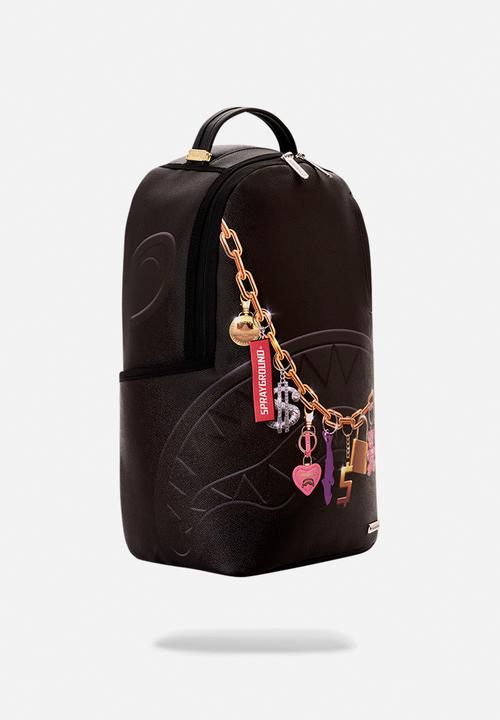 Sprayground - Printed Hanging Stuff Backpack - Black Multi