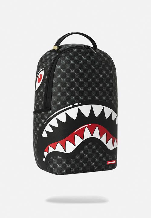 Sprayground - Sharks In Paris Bubbly Black Check Backpack - Black