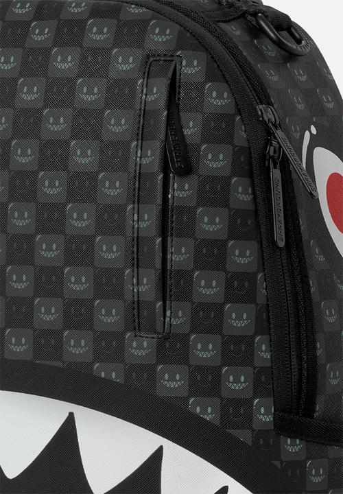 Sprayground - Sharks In Paris Bubbly Black Check Backpack - Black