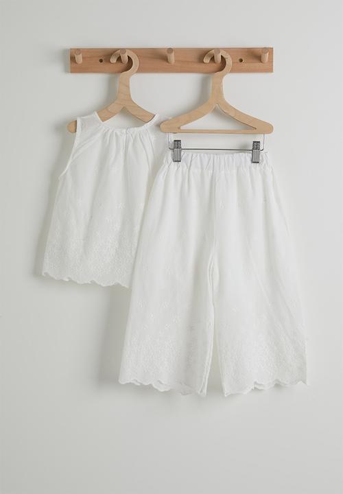 Pop Candy - Top and pants - white