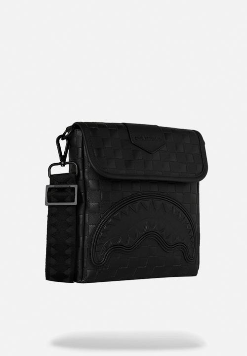 Sprayground - Raised Check Messenger Sling - Black