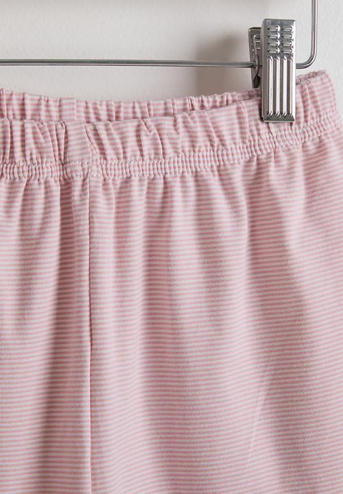 Pop Candy - Unicorn graphic tee & shorts - dusty pink
