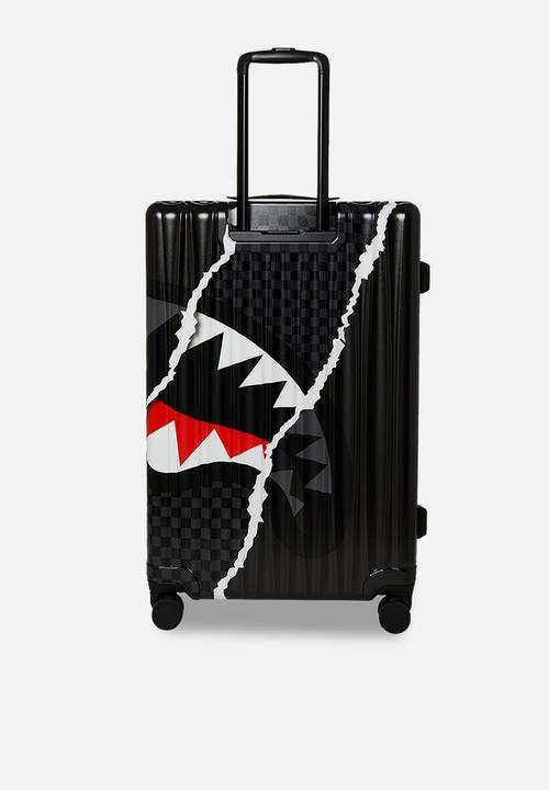 Sprayground - Center Rip Grey Check 29.7" Full-Size Luggage