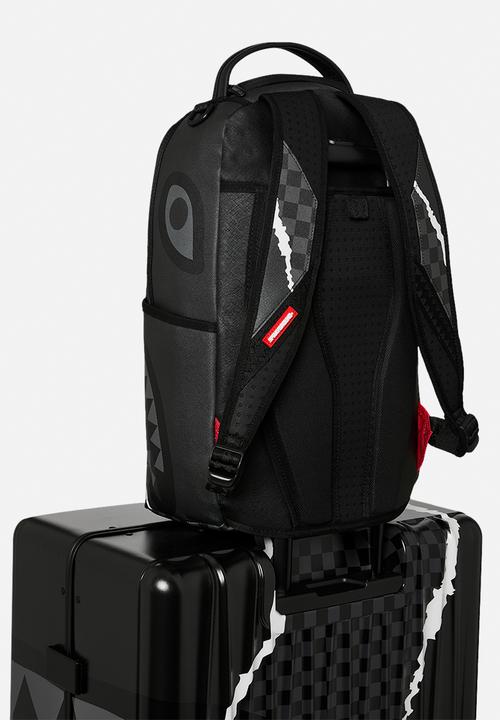 Sprayground - Center Rip Grey Check 29.7" Full-Size Luggage