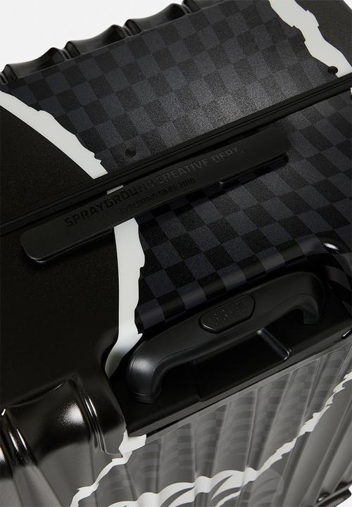 Sprayground - Center Rip Grey Check 29.7" Full-Size Luggage