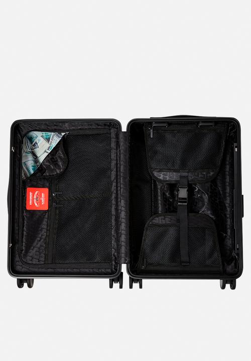 Sprayground - Center Rip Grey Check 29.7" Full-Size Luggage