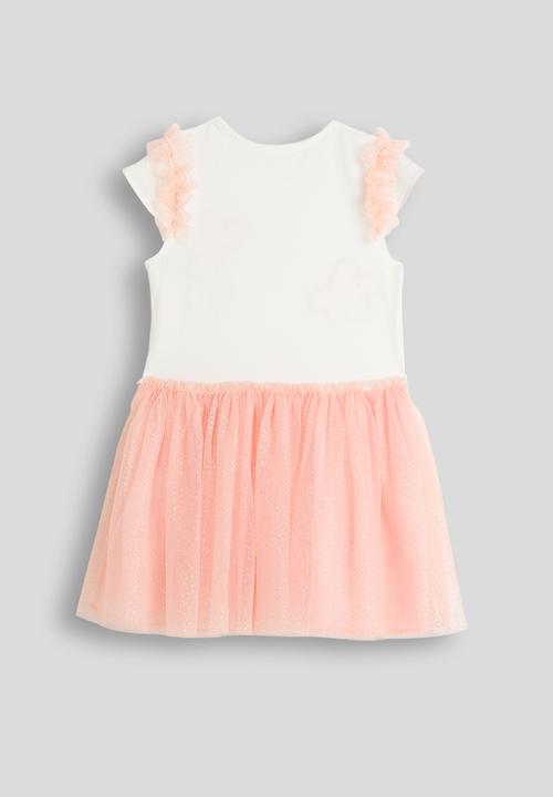 Pop Candy - Tulle skirt party dress - white/peach