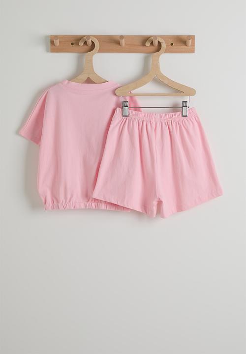 Pop Candy - Tee & shorts - pink