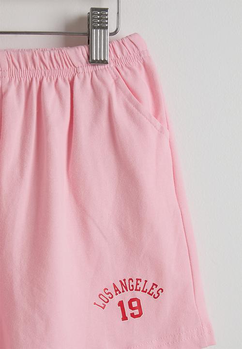 Pop Candy - Tee & shorts - pink