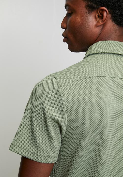 Brave Soul - SHORT SLEEVE  CADBY - WASHED SAGE