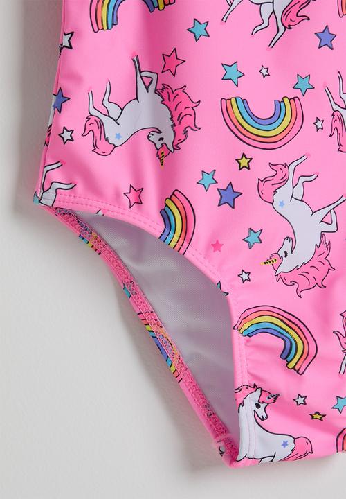 Pop Candy - Unicorn aop swimsuit - pink