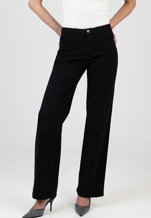 SISSY BOY - Nollene Wide Leg Jeans - Black