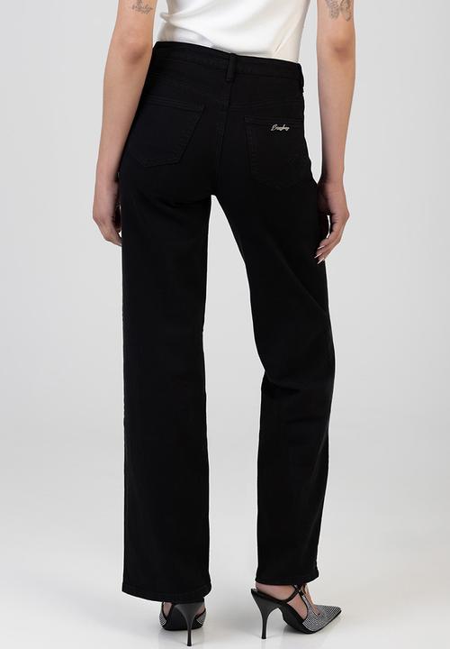 SISSY BOY - Nollene Wide Leg Jeans - Black
