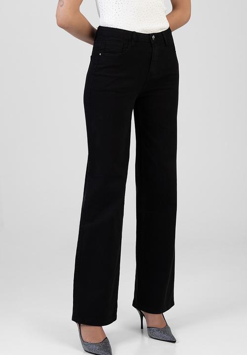 SISSY BOY - Nollene Wide Leg Jeans - Black