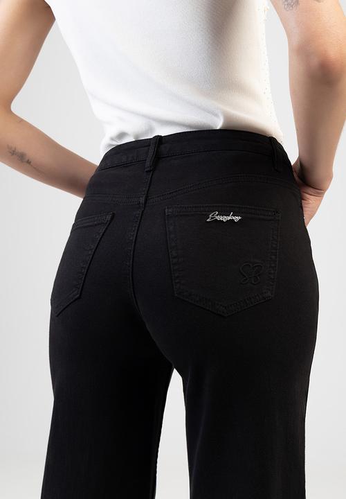 SISSY BOY - Nollene Wide Leg Jeans - Black