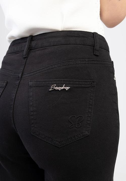 SISSY BOY - Nollene Wide Leg Jeans - Black