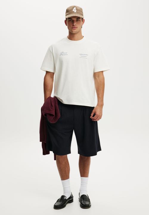 Cotton On - Everyday Fit Graphic T-Shirt-Vintage White / Pursuit