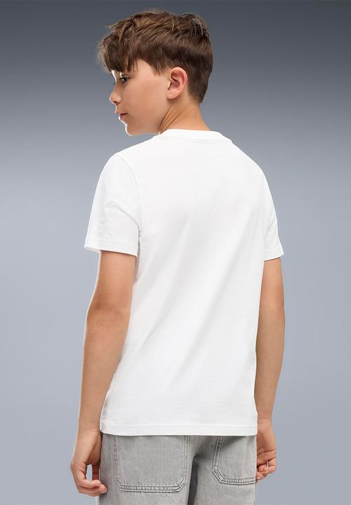 PUMA - Graphic Relaxed Brand Tee B - Puma White