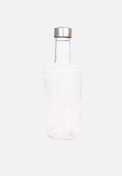 Home Classix - Home Classix Liquidity Glass Water Bottle with S/S lid - 1.0lt