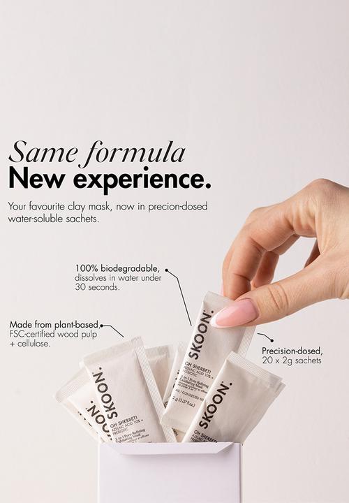 SKOON. - SKOON. OH SHERBET! 3-in-1 Clay Mask Sachets 40g