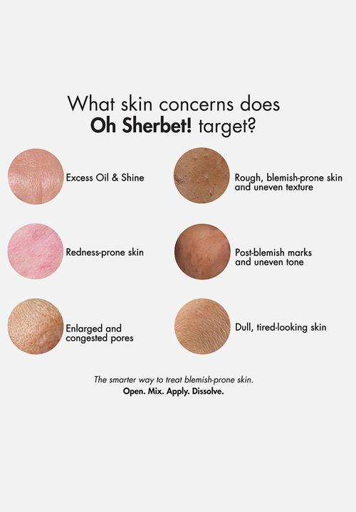 SKOON. - SKOON. OH SHERBET! 3-in-1 Clay Mask Sachets 40g