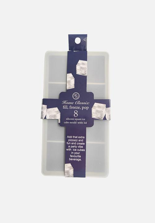 Home Classix - Home Classix Silicone 8-holes Square Ice Cube Tray - medium green