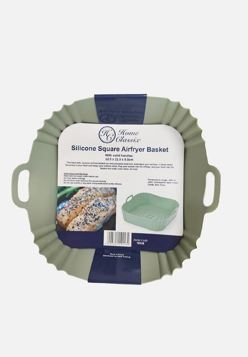 Home Classix - Home Classix Silicone Air fryer Square Liner - medium green