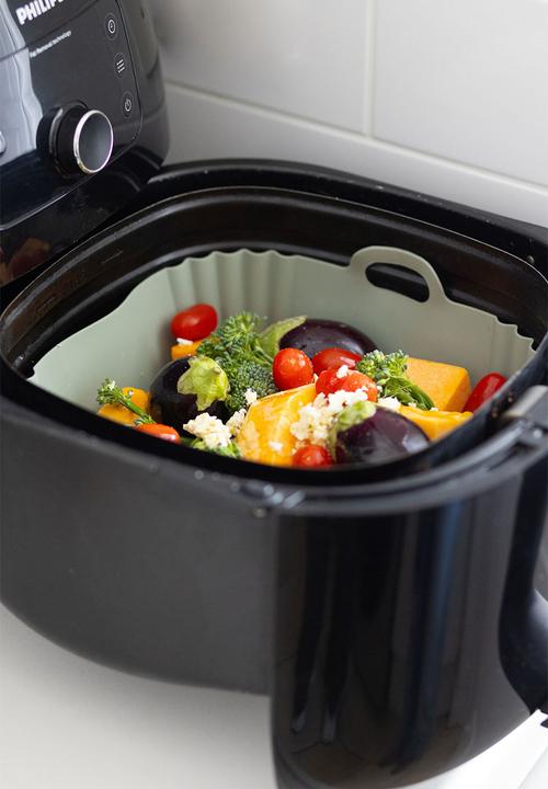 Home Classix - Home Classix Silicone Air fryer Square Liner - medium green