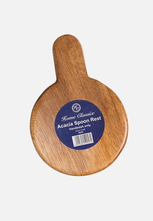HC WOODEN BOARDS & TRAY - Wooden Spoon Rest 
