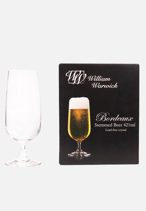 William Warwick - William Warwick Bordeaux  Stemmed Beer 421ml 4pc