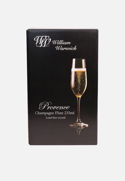 William Warwick - William Warwick Provence Champagne Flute 235ml 4pc