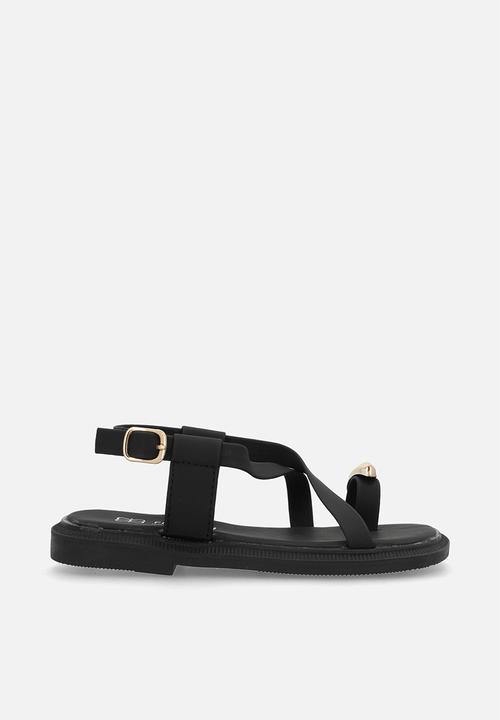 Pop Candy - Toe ring sandals - black