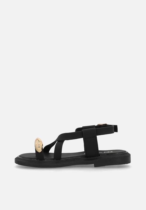 Pop Candy - Toe ring sandals - black