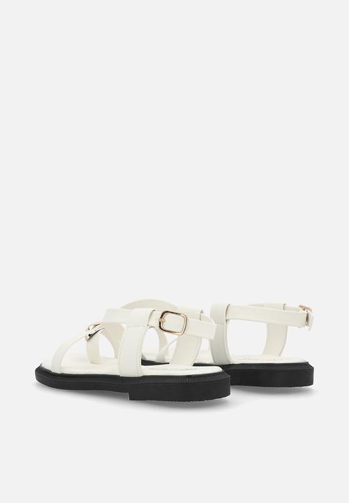 Pop Candy - Toe ring sandals - off white