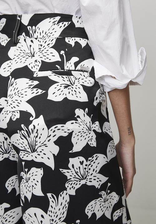 Pringle of Scotland - Pringle Lia Printed Pants - black & white
