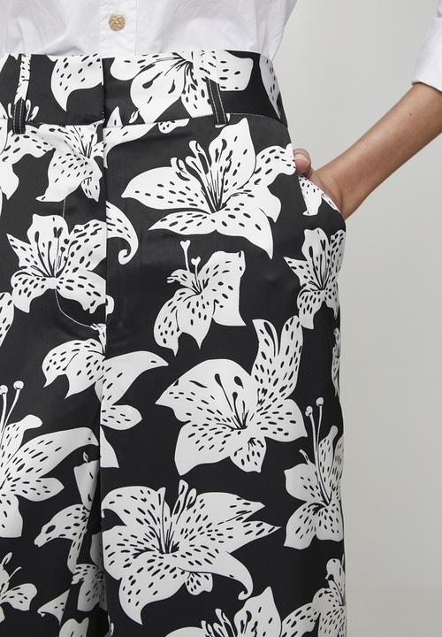 Pringle of Scotland - Pringle Lia Printed Pants - black & white