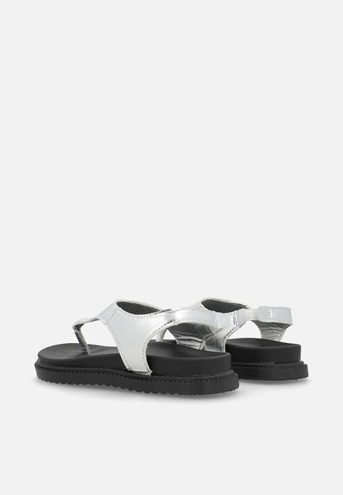 Pop Candy - Thong sandals - silver
