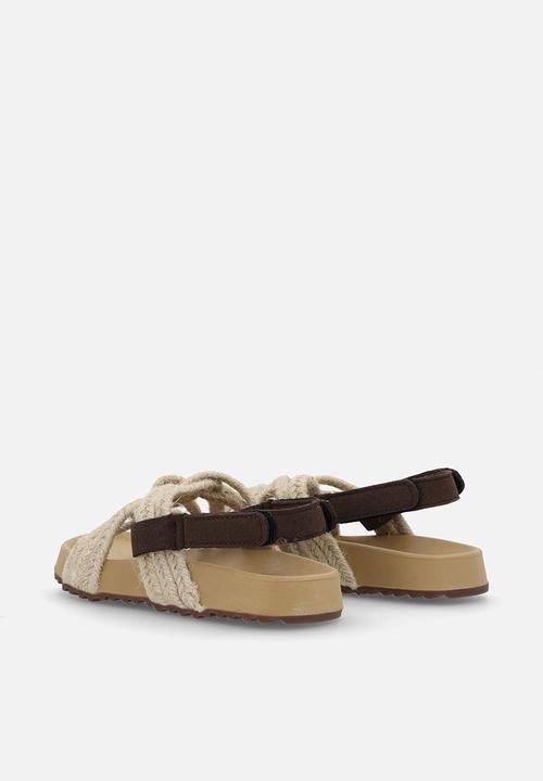 Pop Candy - Woven rope sandals - natural