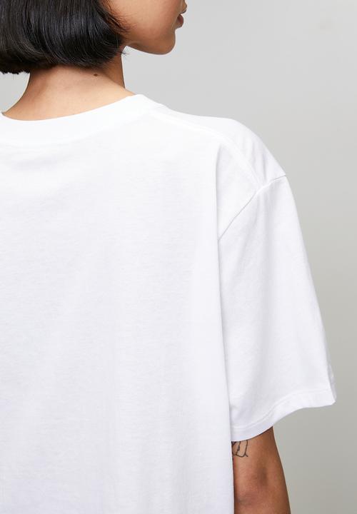 Under Armour - Ua W Center Lt Short Sleeve - White/Pink Frenzy
