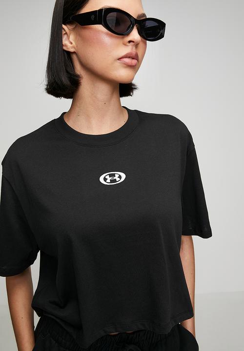 Under Armour - Ua W Center Lt Short Sleeve - Black/White