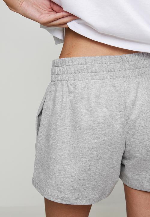 Under Armour - Ua Sport Terry Short - Mod Gray Light Heather/White
