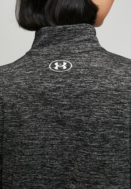 Under Armour - Tech 1/2 Zip- Twist - Black/White