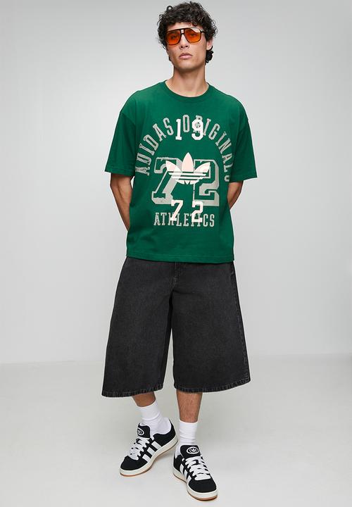 adidas Originals - 72 Athletics Graphic  Tee  - Collegiate green