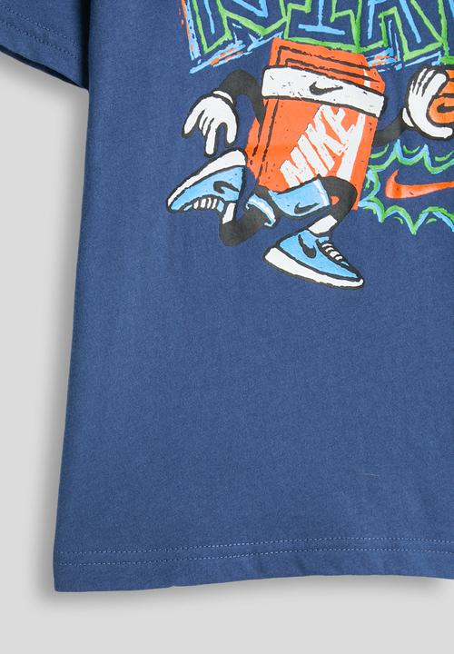 Nike - Nkb Chalky Boxy Bball Tee - Mystic Navy